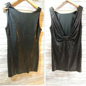 🔽INC 💜 Gorgeous Sequence Black Mini Dress